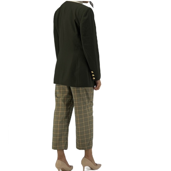 Urban outfitters plaid pants green with yellow. Size SP Waist elastic. - Picture 4 of 4